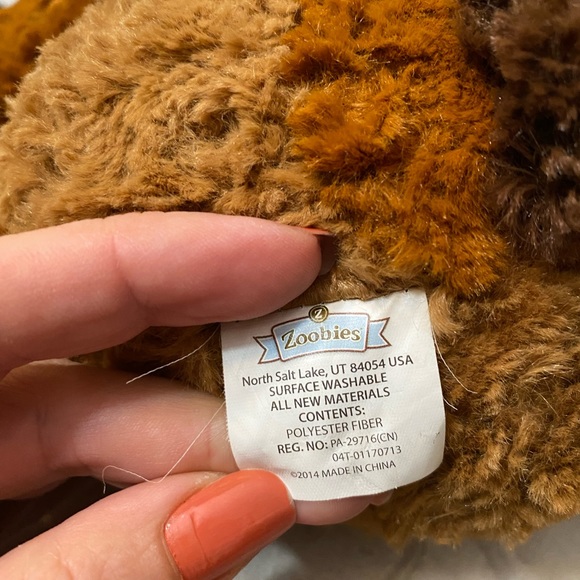 Zoobies Brown Bear Plush 11" With Cloth Book Eric Carle Stuffed Animal Toy - Picture 12 of 15